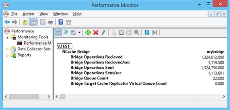 PerfMon 도구를 사용하여 브리지 카운터 모니터링 NCache 기술 문서