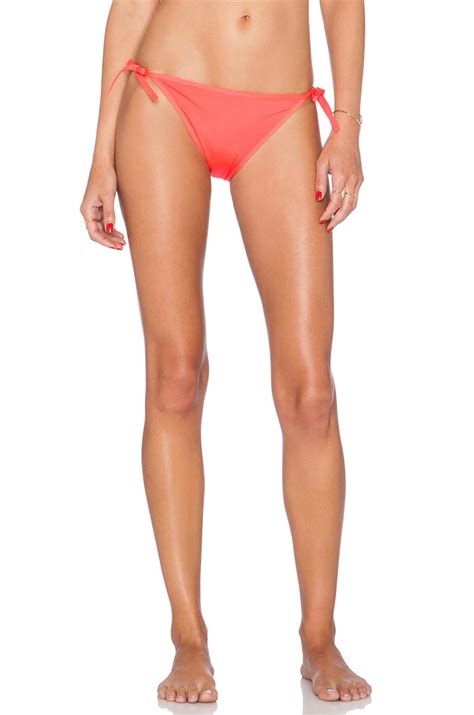 Kate Spade New York Georgica Beach Side Bow Bikini Bottom In Geranium