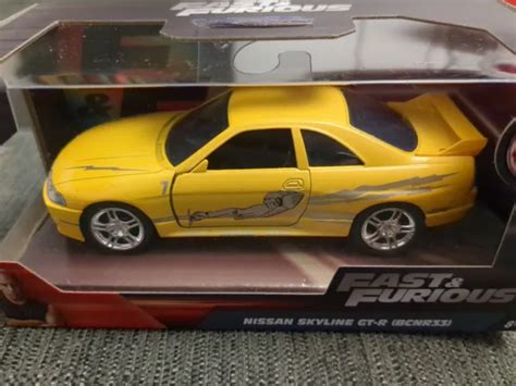 JADA TOYS FAST And Furious Leon S Nissan Skyline GT R BCNR 33 1 32