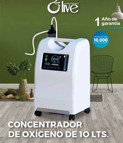 Concentrador De Oxigeno Doble Flujo Nebulizador Litros Por Minuto