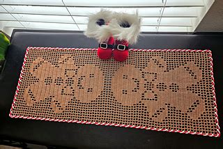 Ravelry Gingerbread Man Table Runner Pattern By Raine Eimre