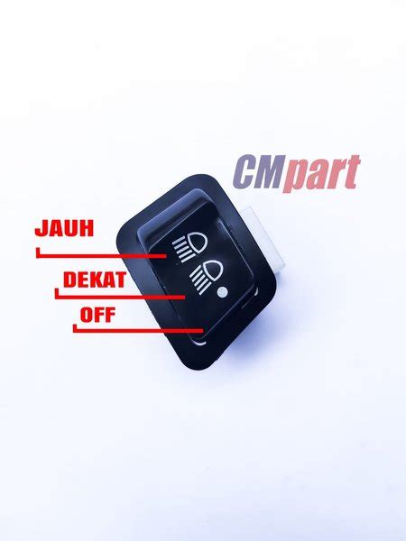 Jual Tombol Saklar Dim Dem Dimmer 3 Klik 3 Fungsi Honda Beat Fi Revo