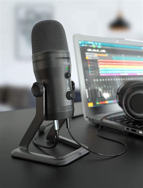 Buy FIFINE USB Studio Recording Microphone Computer Podcast Mic For PC