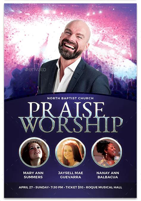 Worship Flyer Templates Free And Premium Photoshop Vector Pdf Eps