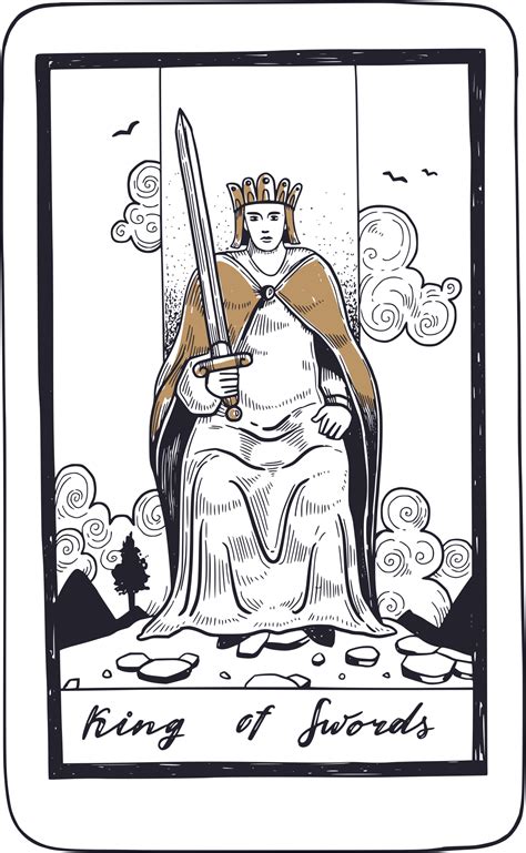 King Of Swords Tarot Card Meanings Upright And Reversed