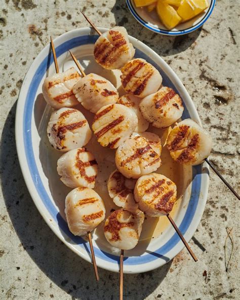 How To Grill Scallops Easy 5 Minute Recipe The Kitchn