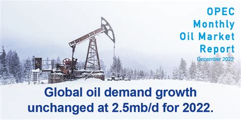 Opec On Twitter For World Oil Demand Growth Forecast Remains