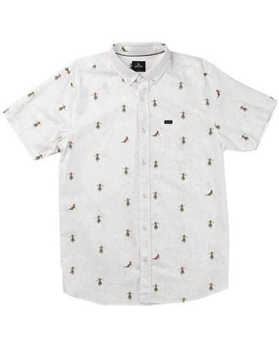 White Rip Curl Shirts For Men Lyst