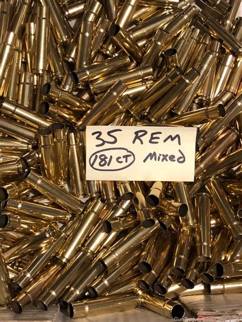 35 Remington Brass Casings Fired 181ct Reloading Brass At 1038002681