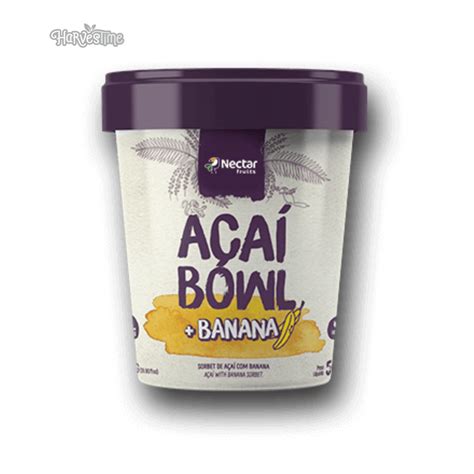 Acai Banana Sorbet 500g - Nectar Fruit - Harvestime NSW