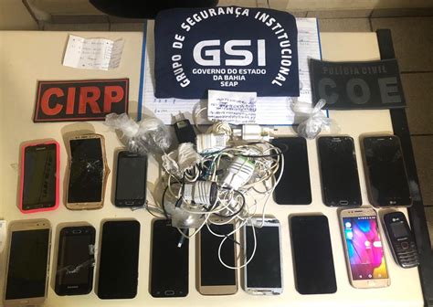 Celulares S O Apreendidos Presos Em Conjunto Penal De Salvador