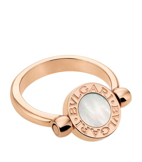 Bvlgari Rose Gold Bvlgari Bvlgari Flip Ring Harrods Us