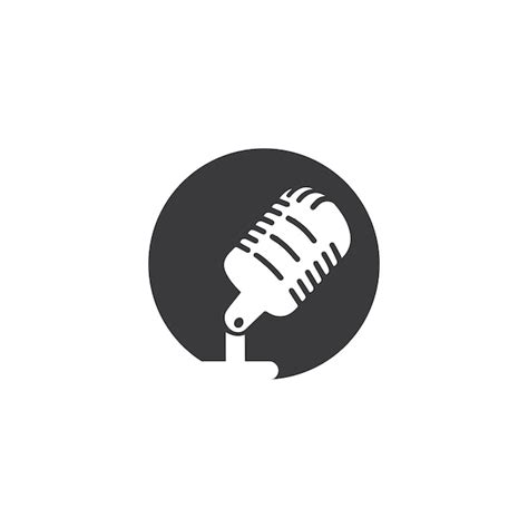 Premium Vector Microphone Icon Vector Design Template