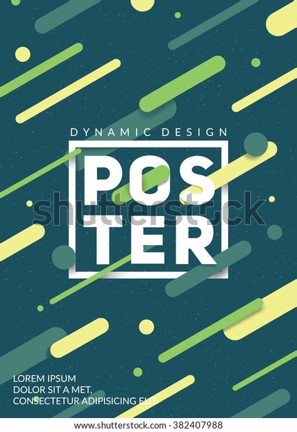 Стоковая векторная графика Dynamic Design Poster Template без