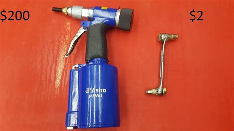 Diy Rivnut Tool Vs Pneumatic And Review Of Astro Prn Youtube