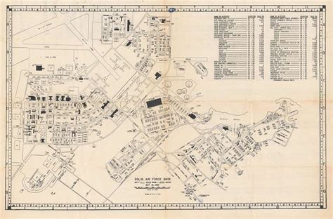Eglin Air Force Base Official Map Eglin Air Force Base Fla Air