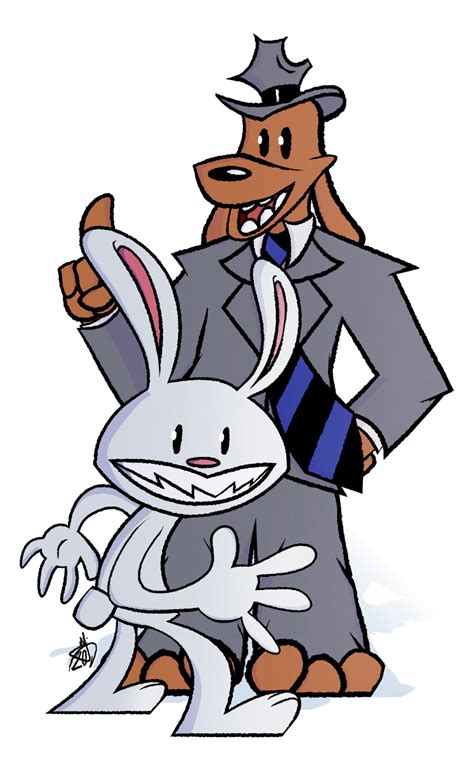 Sam And Max By Mishamike On Newgrounds