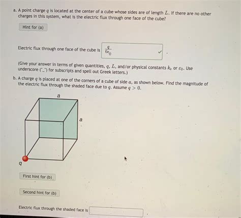 Solved A A Point Charge Q Is Located At The Center Of A Chegg