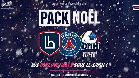 PACK DE NOËL Cesson Rennes Métropole Handball