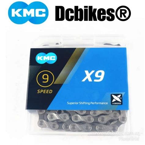 Kmc X9 MTB Road 9 Speed Chain + Missing Link – Dcbikes