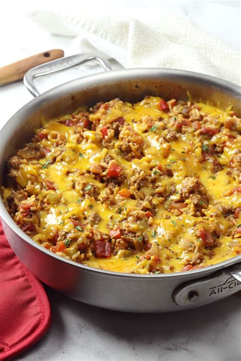 Unstuffed Peppers Skillet The Toasty Kitchen