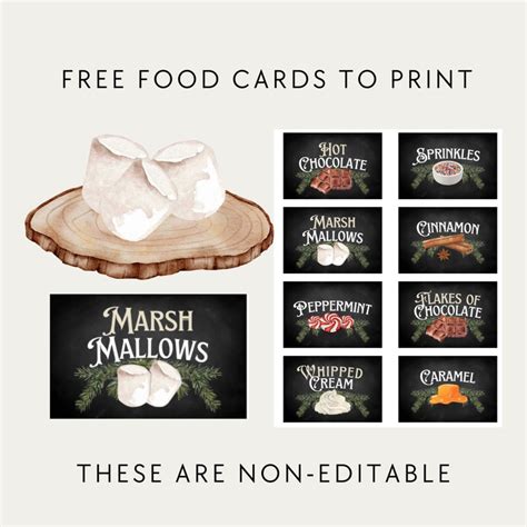 Hot Chocolate Station Sign Hot Chocolate Station Sign Hot Chocolate Station Stickers Hot