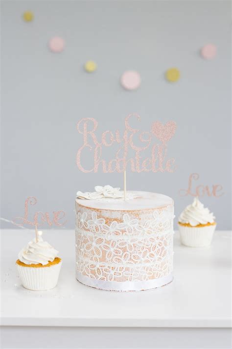 Engagement Cake Topper Engagement Cake Decor Personalised - Etsy