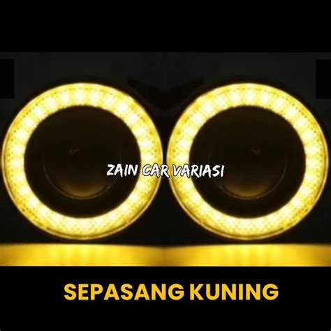 Jual Sepasang Lampu Led Foglamp Angel Eyes Mm Mobil Avanza Xenia