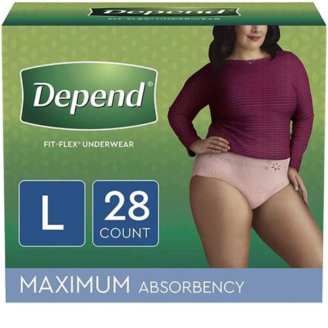 Depend Fit Flex For Women Maximum Adult Incontinence Pullup Diaper