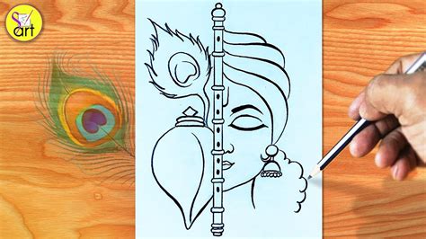 krishna god drawing  art   lord krishna lord krishna