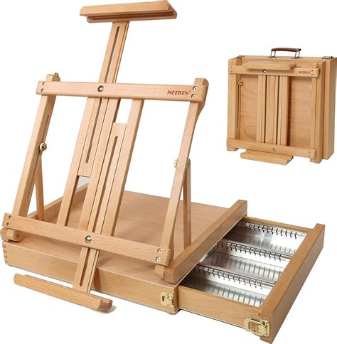 Meeden Studio Sketchbox Table Easel With Metal Lined Drawer