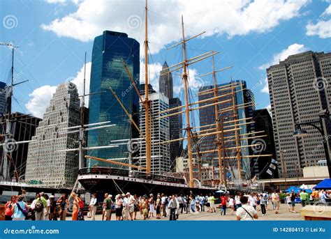 Nyc South Street Seaport Peking Ship Editorial Stock Photo Image