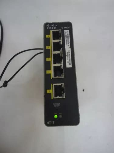 Switch Ethernet Industrial Cisco Ie 1000 4t1t Lm No Estado Mercadolivre