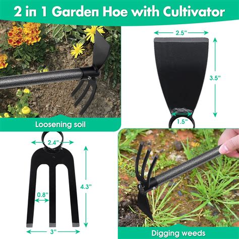 Hoe And Cultivator Garden Hand Tiller