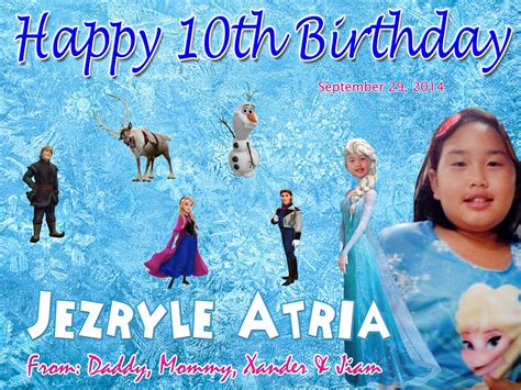10th Birthday Tarpaulin Tagum City