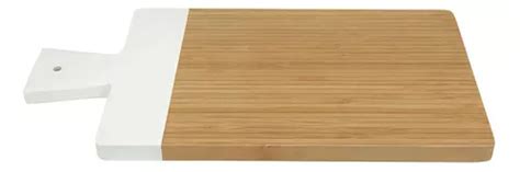 Tabla De Picar Bamb T Bua Para Corte Bamboo Cm X Cm Color Blanco