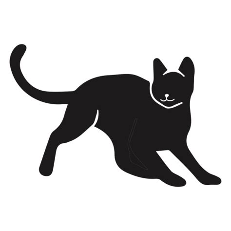 Design Png E Svg De Gato De Silhueta Gato Para Camisetas Porn Sex Picture