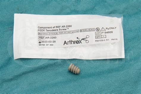 Repair Of Distal Biceps Rupture Using Arthrex Biceps Button