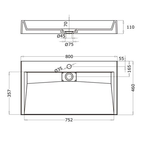 Lavabo Suspendu Avec Bonde Vasque Poser Gris Noir Anthracite