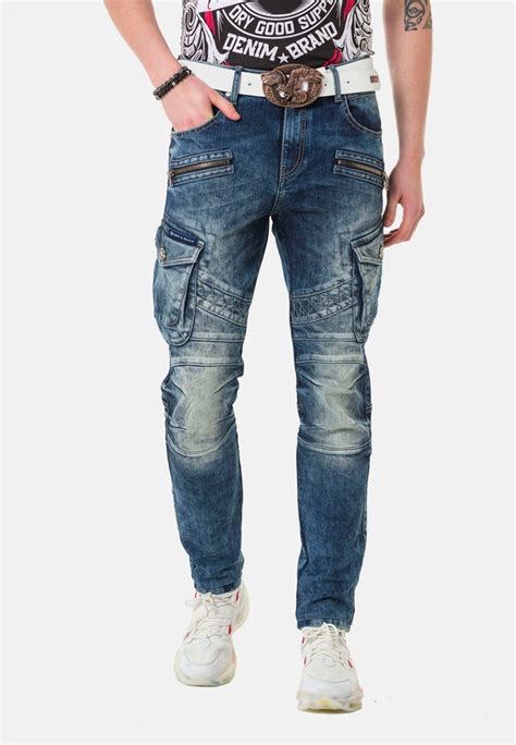 Black Friday Cipo Baxx Straight Jeans Mit Trendigen Cargotaschen Baur