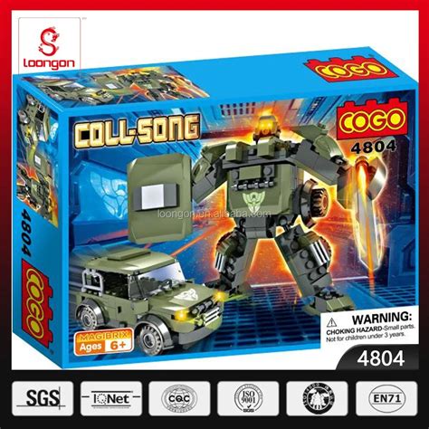 cogo plastic toy building block series robot buy building block