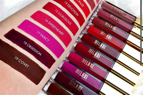 New Milani Amore Matte Lip Cremes 2016 Nuevos Tonos FORMULA YouTube