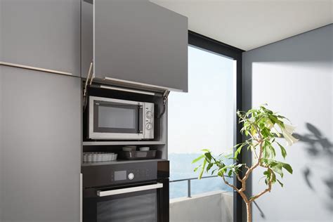 Подъемный механизм, AVENTOS HL 21/39, для тонких фасадов, серый: купить ...