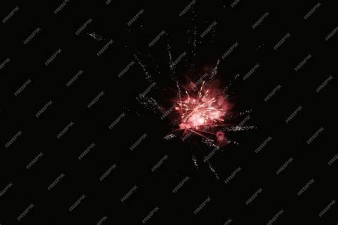 Premium Photo | Huge fireworks explosion In front of the black night sky