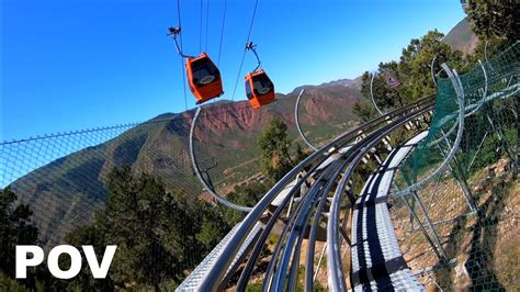 Alpine Coaster Pov Glenwood Caverns Adventure Park Riding Down A