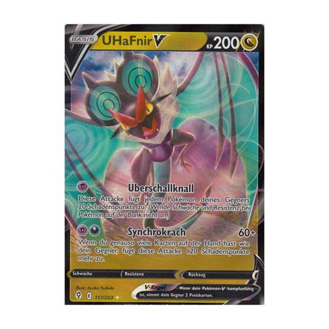 UHaFnir V 117 203 HOLO Drachenwandel Pokemon Karte günstig kaufen