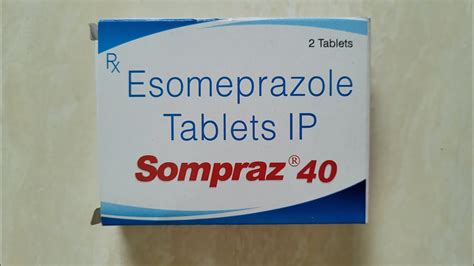 Brand Name Series Drug 184 Tab Sompraz 40 Esomeprazole APD