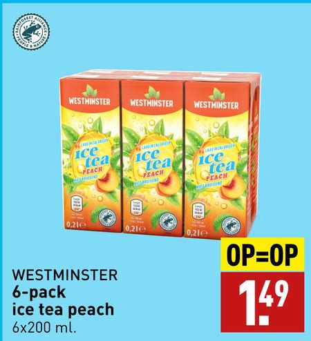 Westminster Ice Tea Folder Aanbieding Bij Aldi Details