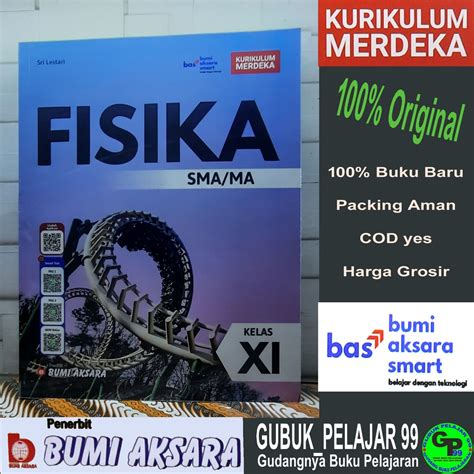 Jual Buku Siswa FISIKA Kelas 11 Untuk SMA MA KURIKULUM MERDEKA Penerbit