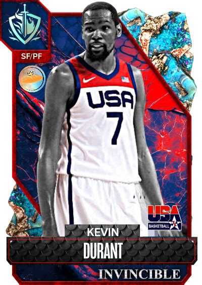 Nba K Kdb Custom Card Fixed Invinsible Fx Kevin Durant